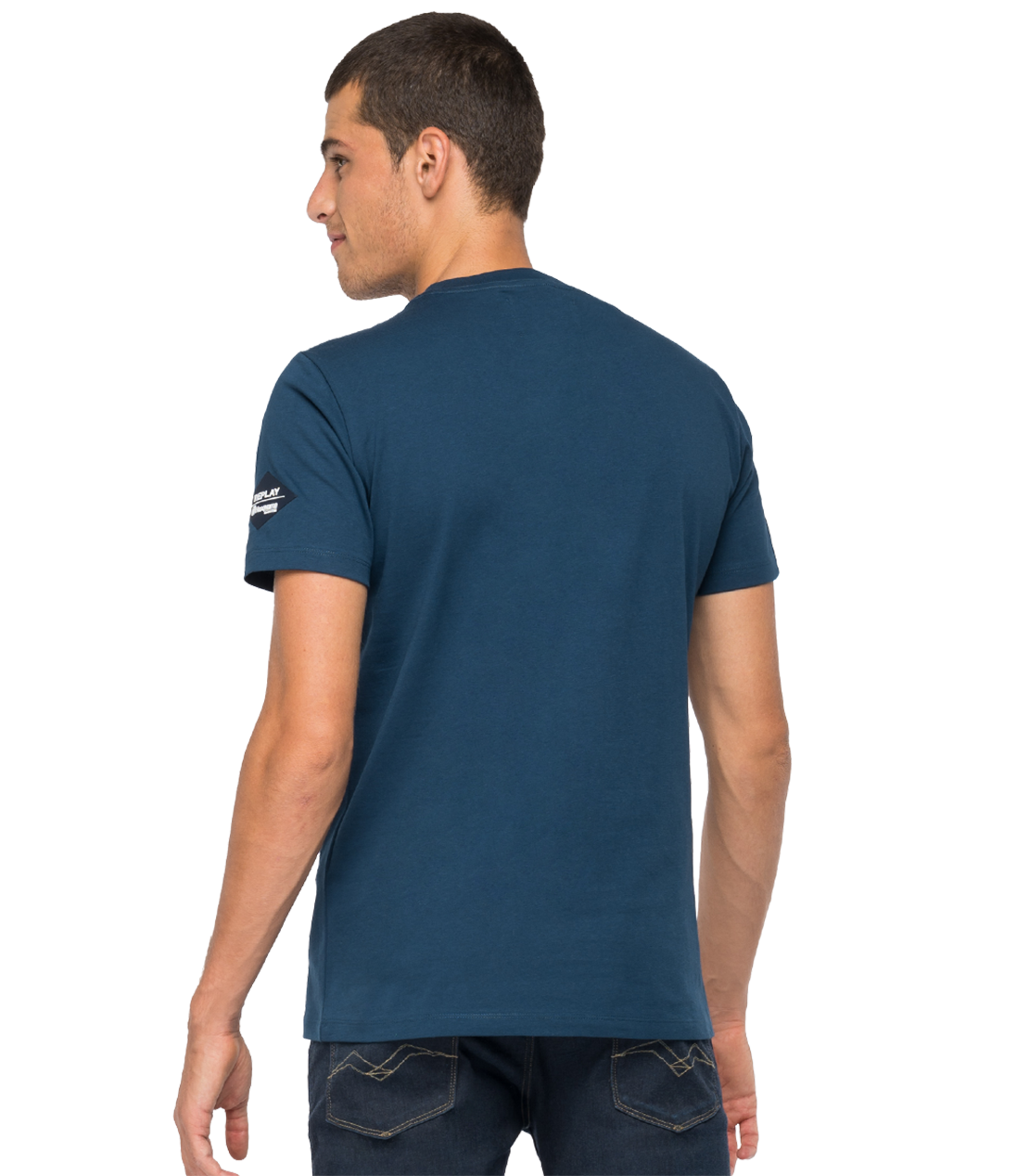 オーガニックコットン Tシャツ REPLAY FOR HUSQVARNA 詳細画像 ロイヤルブルー 2